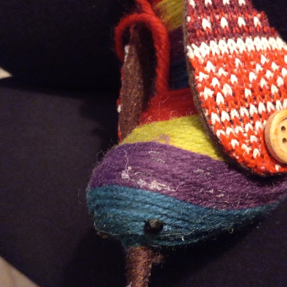 Two String Art Xmas Birds Ornaments - Picture 4 of 4